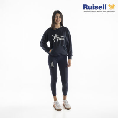 Sudadera cuello redondo