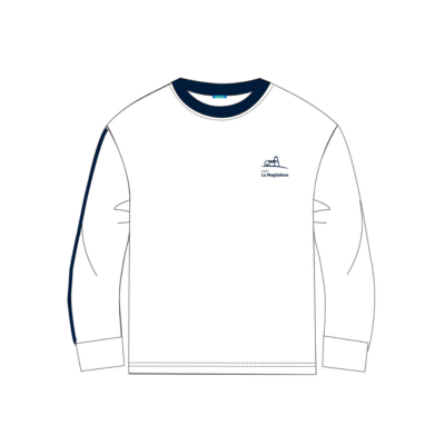 Camiseta Cuello Redondo, Manga Larga