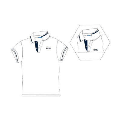 Polo manga corta blanco secundaria