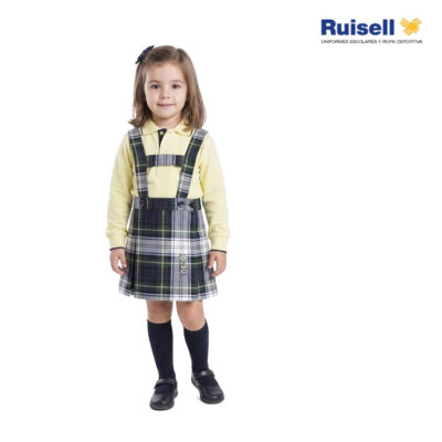 Falda con tirantes del uniforme CEU